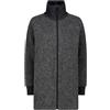 CMP - Giacca lunga da donna in Wooltech, Malto Mel., 42
