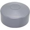 SKIR'CO (20 pezzi) Tappi per pali di recinzione, rotondi 76 mm Cappucci in plastica grigia per pali di recinzione rotondi, coperture per pali di recinzione, colore grigio finestra RAL 7040