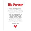 Artery8 Poster con poesia d'amore, gioco di ruolo, nerd partner, romantico, per camera da letto, stampa su carta spessa, 45,7 x 61 cm