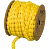 Halbach Seidenbänder Passamaneria con pompon, larghezza 8 mm, lunghezza 15 m, nastro con pompon, decorazione per matrimoni, feste in giardino, colore: giallo