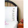 Tobin T232113 Kit ricamo coppia federa stampata, pecora, bianco, 30 x 40 cm