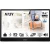 MSI PRO MP161 E2 Monitor Portatile da 15,6, IPS FHD (1920x1080), 60Hz, Eye-Friendly, Compatibile con PC, Laptop, Cellulari, Speaker Integrati, Ergo Kickstand - Mini-HDMI 2.0b, 2xUSB Type-C