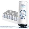 NEA Acqua Naturale di Sorgente Alpina in Lattina di Alluminio Riciclabile - Acqua Minerale Naturale Pack 24 Lattine 33cl - Senza Plastica BPA Free - Ufficio Sport Viaggio