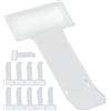 Your Day Mate Porta scheda di parcheggio per parabrezza, 12 pz, in trasparente, supporto da attaccare, porta scheda di parcheggio per parabrezza, porta scheda di parcheggio, biglietto a clip per parcheggio auto