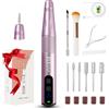 JCMaster Fresa per Unghie in Gel 11 in 1, Senza Fili, Portatile, per Principianti e Professionisti, Set Elettrico per Manicure e Pedicure per Casa e Saloni