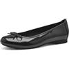 Jana Ballerine da Donna con Fiocco vegane, Grigio (Anthracite Pat), 38 EU