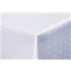 Punkte Tovaglia ornamentale damascata, 90 x 90 cm, colore: marrone scuro, Poliestere, bianco, 90 x 90 cm