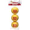 Wilson WRZ258900 Palline da Tennis Starter Foam, per Bambini, Giallo/Rosso, Confezione da 3