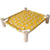 ETOPARS Cuccia Rialzata per Cani e Gatti, Lettino da Campeggio Portatile per Gatti, Lettino per Gatti Estate, Letto in Legno Antiscivolo Lavabile in Rete Traspirante per Gatti (stile 20)