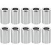 PATIKIL Distanziali in Alluminio M6, 10 Pz di Distanziali Metallici in Alluminio 6,2 Mm Id x 10 Mm Od x 16 Mm L, Distanziali in Alluminio a Vite Rotondi per Viti da 1/4 o M6