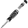 TRACER Cacciavite Multifunzione 18 in 1 - Giravite con Inserti Magnetici | Set cacciaviti compatto in acciaio Cr-V con punte PH, PZ, Torx e piatte integrate nel manico per riparazioni e fai da te
