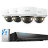 Reolink 4K PoE Kit Videosorveglianza Esterno, Antivandalo IK10, Rilevamento di Persona/Veicolo/Animale, NVR 8CH 2TB, Faretti per Visione a Colori, Audio Bidirezionale, Impermeabile IP67, RLK8-800V4