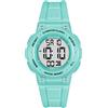 Armitron - Orologio sportivo da donna, digitale, con cronografo, cinturino in resina, 45/7089, Menta Verde