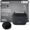Panasonic ES-PV3B-K803 Serie 900s Shaver, Rasoio Elettrico da Uomo Wet & Dry a 5 Lame, Sensore Barba Reattivo, USB-C, Custodia, Nero Opaco