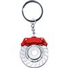 Simoni Racing SR/KCB Disco Freno Calibro Portachiavi, Rosso