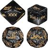 WMUVAZA Dadi per Flirtare Imposta giochi, 1 set 4 pezzi Dadi Gioco di Coppia Gioco, divertenti da dadi del sesso Gioco, Coppia Gioco in Camera da Letto, Regalo San valentino, per adulti, multicolore