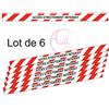 AUA SIGNALETIQUE - Lot de 6 Bandes de Marquage au Sol - Accès strictement Interdit - Autocollant laminé - 1000x70 mm