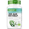 vit4ever Bio Kelp (Iodio naturale) - 365 Compresse | Con 200µg di Iodio da Alghe Brune organiche - Senza additivi inutili - Alto dosaggio - Vegan