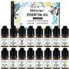 ERCorArt Oli Essenziali per Diffusori, 16 Olio Essenziale Naturali, Olio Essenziale per Diffusore e Candele, Eucalipto, Ylang-ylang, Tea Tree, Lavanda, Menta- 6 ml ciascuno