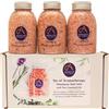 Absolute Aromas Cofanetto Regalo di Sali da Bagno Rosa dell'Himalaya - Anti-Stress, Lavanda e Relax - 3 pcs Sali Himalayani in Vasetti da 290g, infusi con Oli Essenziali Puri