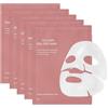 Pipihome 5 Pezzi Bio Mask Collagen, Maschera Viso Coreana Overnight, Real Deep Maschera Bio Collagene Viso, Maschera Idratante, Mirato Alla Pelle Secca, Opaca e Non Compatta