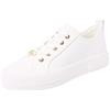 Michael Kors 43S3EYFS2L-085 Evy Lace UP Donna, Optic White EU 37