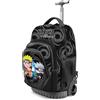 Naruto Kid-Zaino Trolley GTS FAN, Grigio, 32 x 47 cm, Capacità 39 L