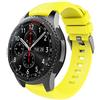 TiMOVO Cinturino Compatibile con Gear S3 Frontier/Galaxy Watch 3 45mm/Galaxy Watch 46mm, Cinturino in Silicone, per S3 Classic/Huawei Watch GT2 Pro/GT 2e/GT1/2/3 46mm/Ticwatch pro 3/S2, Giallo