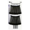 Yline 2933 - 48 spille da balia maxi/grandi, 60 mm, colore: Nero