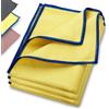 ELEXACLEAN Panno per vetri senza aloni, panno microfibra premium (3 pezzi, 60x40 cm, giallo) lavavetri panno auto per interni ed esterni
