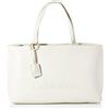 Calvin Klein CK Set Shopper MD K60K610172, Borsa a Tracolla Donna, Bianco (Dark Ecru), OS