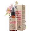 QKnatur - Acqua alle Rose Damascena Biologica 100ml - Tonico Viso Puro e Naturale al 100% - Viso, Contorno Occhi, Corpo, Capelli - Flacone in Vetro con Spray