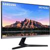 Samsung Monitor HRM UR55 (U28R552), Flat, 28, 3840x2160 (UHD 4K), HDR10, IPS, 60 Hz, 4 ms, FreeSync, HDMI, Display Port, Ingresso Audio, PIP e PBP, Eye Saver Mode, Dark Blue Gray