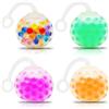 Cuackamily 4 Pezzi Pallina Giocattoli Antistress,Squishy Ball Giocattolo,Palle Squeeze Antistress da Impastare,Giocattoli Decompressione Palline,Regali compleanno Premio in Classe per Bambini Adulti