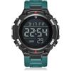 CIVO Orologio Uomo Digitale Sportivo: Impermeabile Militare Orologio da Polso - Blu Silicone Cinturino LED Quadrante Grande
