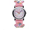 Ur&Penn Orologio per bambini regale con cinghia di gomma unicorno - 28 mm