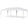 RELAX4LIFE Gazebo da Giardino 3X6M/3X9M per a 2/3 Stanze, in Tessuto PE Antistrappo e Impermeabile con 0/4/6/5/8 Pannelli Laterali Rimovibili (3X6M-Senza Pannelli Laterali)