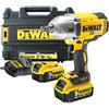 APT DeWalt DCF899P2 - Avvitatore a percussione senza fili XR ad alta coppia, 950 Nm, con 2 batterie agli ioni di litio, 5 Ah