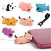 KARELLS Salvacavi per caricabatterie,Protezione Cavo Animale,Cable Protector,Copertura Protettiva per Cavi,con Fascette,adatta per tutti i telefoni cellulari,7 pezzi