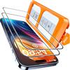 TOCOL Pellicola Protettiva per iPhone 15 Pro 6,1 Pollici, Rimozione Automatica Della Polvere, Installazione Rapida, Copertura Completa, Senza Bolle, Durezza 9H Vetro, 2 Pezzi