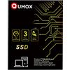 QUMOX Unità a stato solido interna PCIe NVMe M.2 SSD da 512 GB - Velocità di lettura ultraveloce 2000 MB/s, velocità di scrittura 1500 MB/s