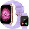 RUIMEN Smartwatch Donna Chiamate Bluetooth Musica Orologio Contapassi da Polso Cardiofrequenzimetro Saturazione Ossigeno Fitness Watch Ciclo Mestruale Controllo Sonno per Android iOS Viola Chiaro