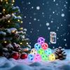 Afoosoo RGB Luce Subacquea Multi Cambiamento Colore Senza Fiamma LED Rotondo CR2450 Alimentato a Batteria Super Luminoso Bianco Caldo Con Telecomando Halloween Luci Zucca