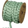 Halbach Seidenbänder Passamaneria con pompon, larghezza 8 mm, lunghezza 15 m, nastro con pompon, decorazione per matrimoni, feste in giardino, colore: menta