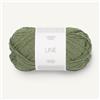 Sandnes Garn Line Col. 9062 - Verde oliva, ca. 110 m, 50 g