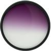 iSnapPhoto Pro Glass 72mm HD MC Graduating Purple Color Filter per: Pentax HD PENTAX-D FA* 50mm f/1.4 SDM AW Silver Edition Lens (23340) - Filtro magenta 72 mm, filtro viola graduato 72