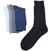 Jasmine Silk Uomo 5 Paia degli 100% calzini di seta calze sera calzini termici