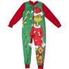 United Labels Grinch Tuta per Bambini Verde Rosso, Tuta Lunga per Ragazzi e Ragazze, Pigiama intero Natale, multicolore, 98-104