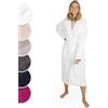 Blumtal Accappatoio Donna Spugna con Cappuccio - Accappatoio Donna Cotone Foderato - Accappatoio Spugna - Accappatoio Donna Spugna Morbida - Certificato Oeko-TEX® - Fucsia e rosa