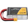 Tattu 3S Lipo Batteria 11.1V 650mAh 75C Custodia morbida Lipo Batteria con connettore XT30 per multirotore FPV dalle dimensioni 90 a 180 UAV Drohne RC Quadrocopter